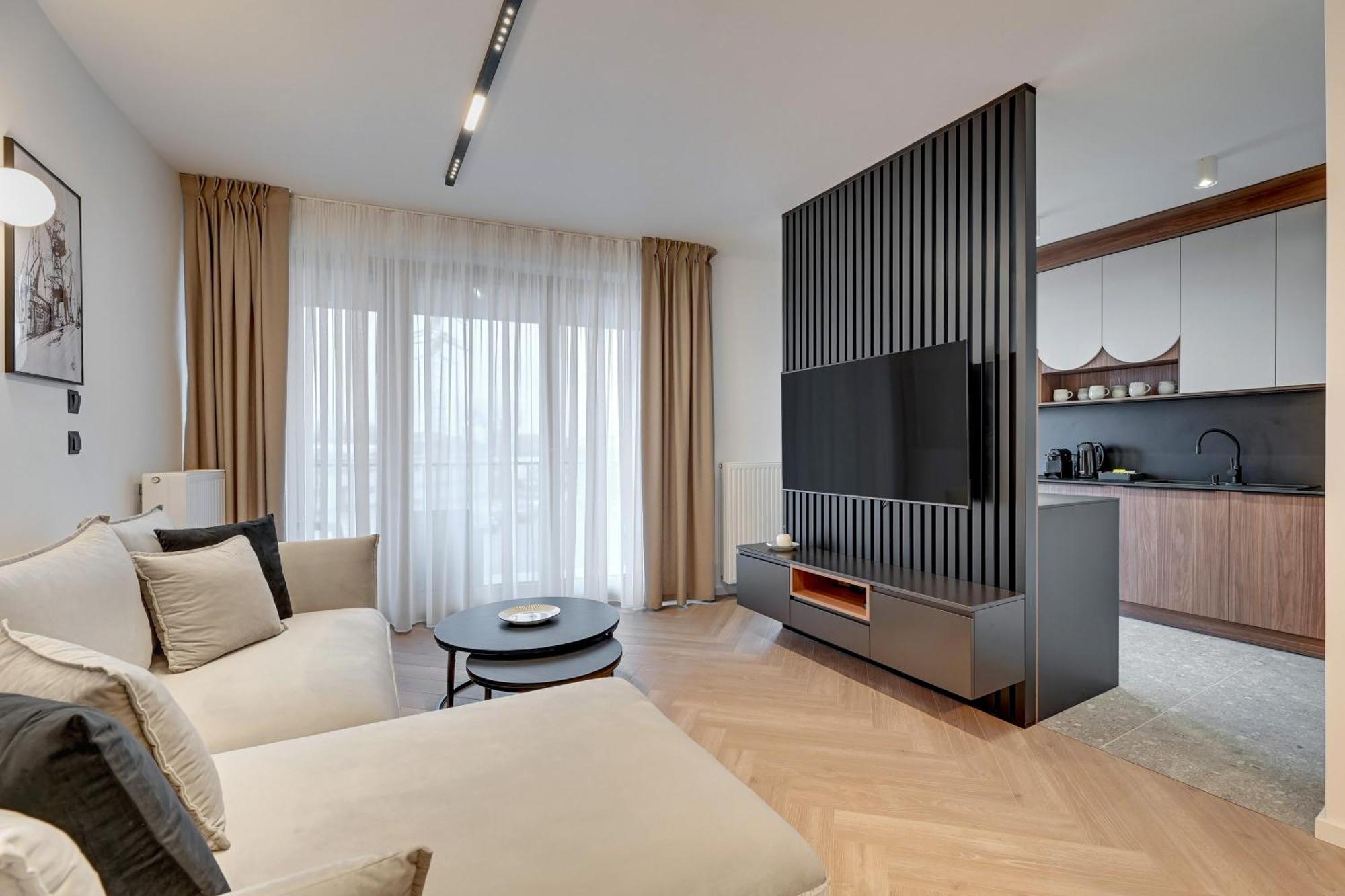 Nadmotlawie Riverside - Gym & Free Parking By Downtown Apartments Gdańsk Quarto foto